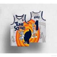 ราคา หลวม NBA Jersey TUNE SQUAD BUGS RUNNER DUCK MARTIAN LOLA TAZ บาสเกตบอลเสื้อกีฬา unisex Plus ขนาด unisex ผู้ชายผู้หญิงกีฬา Casual เสื้อยืดด้านบนหลวมฤดูร้อนใหม่ Fast dryin (24484898721)