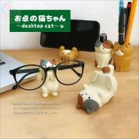 ราคา กรอบแว่นตา Zakka ที่วางโทรศัพท์มือถือขี้เกียจที่ใส่ปากกาแมว DIY ทำมือตุ๊กตาเรซิ่นของตกแต่งตุ๊กตา (26507918336)