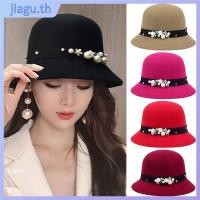 ราคา Jiagu ผู้หญิง Vintage Retro หมวกแฟชั่นหมวกชาวประมง Brim Bowler หมวก Fedora Bowler Cloche หมวก (29560028469)