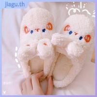 ราคา เจียกู รองเท้าแตะฤดูหนาวผู้หญิงกระต่ายนุ่มรองเท้าแตะในร่ม (29560023627)