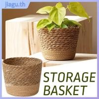 ราคา Jiagu ตะกร้าหวาย ฟางหวายสานฟางดอกไม้กระถางต้นไม้ Handmade รอบกระถางดอกไม้ตะกร้าเก็บในร่มกลางแจ้ง (29409947762)