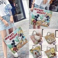 ราคา กระเป๋าสะพายไหล่ผ้าแคนวาสพิมพ์ลายการ์ตูนน่ารักสําหรับใช้ในลําลอง (27003681912)