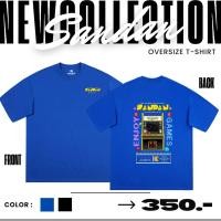 ราคา Sandan Oversize T Shirt Cotton100 เสื้อยืดทรง Oversize ของแท้ PACMAN (17199092845)