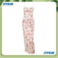 ราคา Ltp ชุดเดรสแม็กซี่แขนกุดสําหรับผู้หญิงอินเทรนด์สปาเก็ตตี้ผ่ากระโปรงยาวพิมพ์ลายดอกไม้ชุดเดรสสายเดี่ยวเข้ารูป (24384603109)