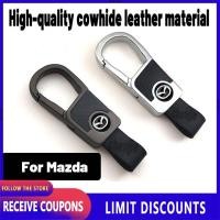 ราคา พวงกุญแจรถยนต์ หนังวัวแท้ คุณภาพสูง สําหรับ Mazda MAZDA3 MAZDA2 (13683683071)