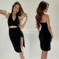 ราคา Flawless dress เดรสยาวกำลังดี แหวกข้างสวยๆใส่แล้วดูขาเรียวยาวไม่ตัน ผ้ายืดเย็บ2ชั้นทั้งตัว (25978398921)