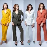 ราคา เสื้อสูทแต่งกระดุมปั๊ม6เม็ดน่ารัก (5207753434)