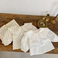 ราคา อิน เสื้อเชิ้ตตุ๊กตาคอปกลายจุดผ้าฝ้ายสําหรับเด็กผู้หญิงเวอร์ชั่นเกาหลีเสื้อตัวในแขนยาวเด็กผู้หญิงแฟชั่น (27506769908)