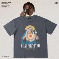 ราคา เสื้อยืดแขนสั้น ทรงหลวม พิมพ์ลาย Madonna สไตล์เรโทร สําหรับผู้ชาย และผู้หญิง (14859492790)