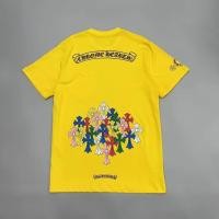 ราคา Chrome hearts เสื้อยืดแขนสั้นผู้ชายและผู้หญิงสี phantom ใหม่ (24333400836)