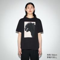 ราคา เสื้อยืดลําลอง ผ้าฝ้าย แขนสั้น คอกลม พิมพ์ลาย U Godzilla ทรงหลวม สวมใส่สบาย (21175899661)