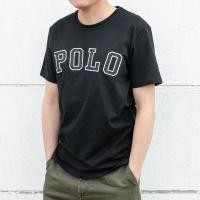 ราคา ใหม่ เสื้อยืดคอกลมแขนสั้นผู้ชายผ้าฝ้ายแท้ POLO พิมพ์ตัวอักษรสั้น T (29954625699)