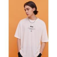 ราคา Fila เสื้อยืด ผ้าฝ้าย พิมพ์ลายโลโก้ สไตล์เกาหลี ทรงหลวม สําหรับผู้ชาย และผู้หญิง (21225646613)