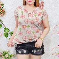 ราคา แฟชั่นผู้หญิงเสื้อยืด3งดอกไม้แบบฮาวายคอวีทีเสื้อฤดูร้อนแขนสั้นท็อปส์ขนาดใหญ่หลวมผู้หญิงเสื้อผ้า (29706215807)
