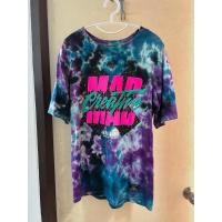 ราคา พร้อมส่ง เสื้อยืดมัดย้อม สกรีนลาย (26560536549)
