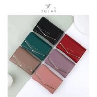 ราคา กระเป๋าสตางค์ classic moderm กระเป๋าสตางค์ผู้หญิง ใบกลาง3พับใส่แบงค์พันได้ มีซิปใส่เหรียญของขวัญวันเกิด ของขวัญปีใหม่ (25069851274)