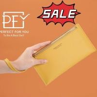 ราคา โปรโมชั่นล้างสต๊อก กระเป๋าสตางค์ใบยาวผู้หญิง กระเป๋าคล้องมือ Forever Young ใส่มือถือได้ ซิปรอบแบบบาง หนังนิ่ม พร้อมส่ง (23961241260)