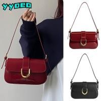 ราคา Yyoeo Retro Tote กระเป๋าถือ ซิปปิดหัวเข็มขัดเกือกม้ากระเป๋าสะพายขนาดเล็ก คลาสสิกสี Soild หนัง PU ผู้หญิงกระเป๋าคลัทช์ (29560322271)