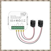 ราคา uhktyltui123 th Tuya Wifi Smart Power Meter พร้อม Current Transformer Clamp 2 Channel 80A Energy Meter Smart Home Wattmeter (28110541053)