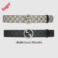 ราคา ใหม่ เครื่องประดับผู้ชายคลาสสิกของกุชชี่ เข็มขัด Gucci Blondie (22876746657)