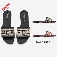 ราคา รองเท้าแตะผู้หญิง Dior Classic ใหม่ DWAY SLIDE (22352647877)