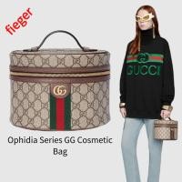 ราคา ใหม่ กระเป๋าผู้หญิง gucci classic Ophidia Series GG Cosmetic Bag (18991699359)