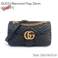 ราคา ถูกที่สุด ของแท้ 100 Gucci marmont 26 cm (29359039176)
