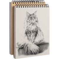 ราคา สมุดสเก็ตช์ภาพ 8k หนา a4 สมุดสเก็ตช์ภาพคอยล์อาร์ต stu เกมโลหะหมายเลข 08 07 (27059051782)