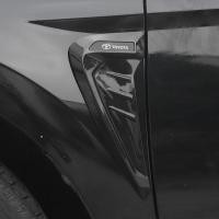 ราคา 2 ชิ้นรถ Fender ดัดแปลง Shark Gills จําลอง Anti scratch Air Outlet สติกเกอร์ตกแต่งสําหรับ Toyota Camry Etimos Corolla Vios Hilux Yaris (28056133288)