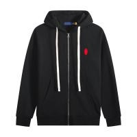 ราคา Ralph Lauren Spring and Autumn Pony Terry Fabric Men s Sweater Cardigan Zipper Hooded Top Sports Casual Jacket (28010519811)