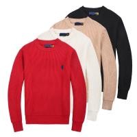ราคา Ralph Lauren New Autumn Winter Men s round Collar Knitwear Sweater Men s Business Casual Slim Fitting Pullover Blended Sheep Sweater (28010519805)