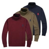 ราคา Ralph Lauren Autumn and Winter Pony Men s Turtleneck Sweater Men s Winter Warm Neck Protection Pullover Pure Cotton Knitwear Top (27660524820)
