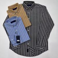 ราคา Ralph Lauren Men s Small Colored Horse Cotton Oxford Woven Men s Striped Long Sleeved Shirt Young and Middle Aged Business Cotton Men s Shirt plus Size (26860524695)