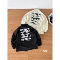 ราคา CARHART Jacket Coat Men s Clothing Spring New Street Style Ink Letter Printing Lapel Coach Jacket Coat for Men (27160529283)