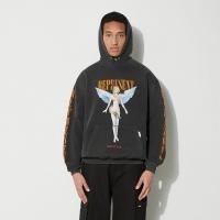 ราคา REPRESENT REPRetro American Style Worn Looking Washed out Nirvana Angel Print Loose Couple Hoodie Sweater (27060519645)