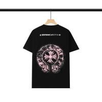 ราคา Chrome Hearts Pink Sanskrit Puff Print Short SleeveTT shirt Couple Style (26560529939)