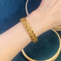ราคา เวียดนามทรายทองหูข้าวสาลีเปิดสไตล์สร้อยข้อมือกลวงทองเหลืองชุบทองหูข้าวสาลีสุภาพสตรีสร้อยข้อมือ (26755141950)