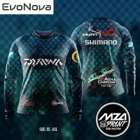 ราคา EvoNova เสื้อกีฬาตกปลา Aqua DAIWA SHIMANO เสื้อผ้า ป้องกันรังสียูวี สําหรับตกปลา เสื้อแขนยาว Baju Pancing (24062319061)