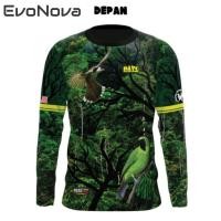 ราคา EvoNova เสื้อยืดแขนยาว ลายพืชสีเขียว สําหรับเด็ก และผู้ใหญ่ (25662313800)