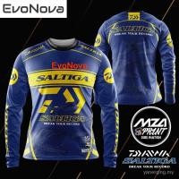 ราคา Evonova Baju pancing lengan panjang microfiber DAIWA Saltiga Edition Jersey Sublimation Anti UV ตกปลาแขนยาว (25176644625)