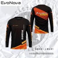 ราคา Evonova Lalamove Motorcycle Jersey เสื้อยืดแขนยาวขี่ไบค์เกอร์สําหรับผู้ชาย (28704015240)