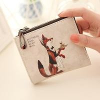 ราคา 2023ใหม่สไตล์เกาหลีการ์ตูนน่ารักซิปกราฟฟิตีเงินสั้นของผู้หญิงผู้หญิงแบบพกพาสั้นกระเป๋าสตางค์ขนาดเล็กของผู้หญิง (29110530400)
