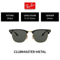 ราคา Ray Ban Clubmaster Metal Sunglasses RB3718 187 58 Size 51 (6618413569)
