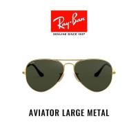 ราคา Ray Ban Aviator large metal RB3025 181 size 58 sunglasses (907987362)