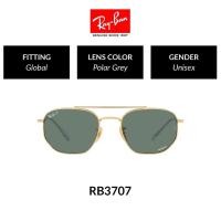 ราคา RAY BAN POLARIZED RB3707 001 O9 Sunglasess (19780451675)