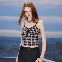 ราคา Unifree เสื้อสายเดี่ยวสั้นสไตล์ Chanel (24385263807)