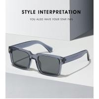 ราคา แว่นตากันแดด กรอบหนา ทรงสี่เหลี่ยมผืนผ้า ป้องกันรังสียูวี สไตล์วินเทจ เรโทร สําหรับผู้หญิง และผู้ชาย (24271815821)