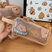 ราคา น่ารักความจุขนาดใหญ่กรณีดินสอซิปกระเป๋าเก็บเครื่องเขียน (25085561984)