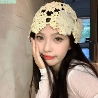 ราคา เทคฮับ4โครเชต์กลวงดอกไม้ถักหมวก บางกลวงออกอบอุ่น หมวกไหมพรม หมวก สบายๆอบอุ่นที่สง่างามเสื้อสวมหัวถักหมวกอบอุ่น (29059653684)