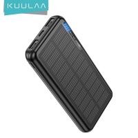 ราคา Kuula ที่ชาร์จแบตเตอรี่ พลังงานแสงอาทิตย์ 20000mAh สําหรับ Iphone Xiaomi Huawei Samsung (19157094471)